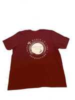 Oversized Maroon 'Broadgrass United' Tee - UNISEX